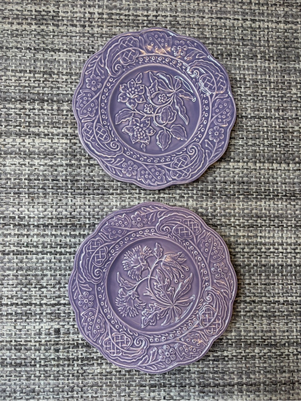 Vintage Bordallo Pinheiro Majolica Salad Plate